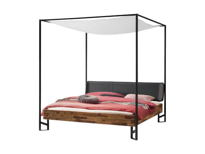 Hasena Bogina Himmelbett Akazie Vintage Metall Anthrazit
