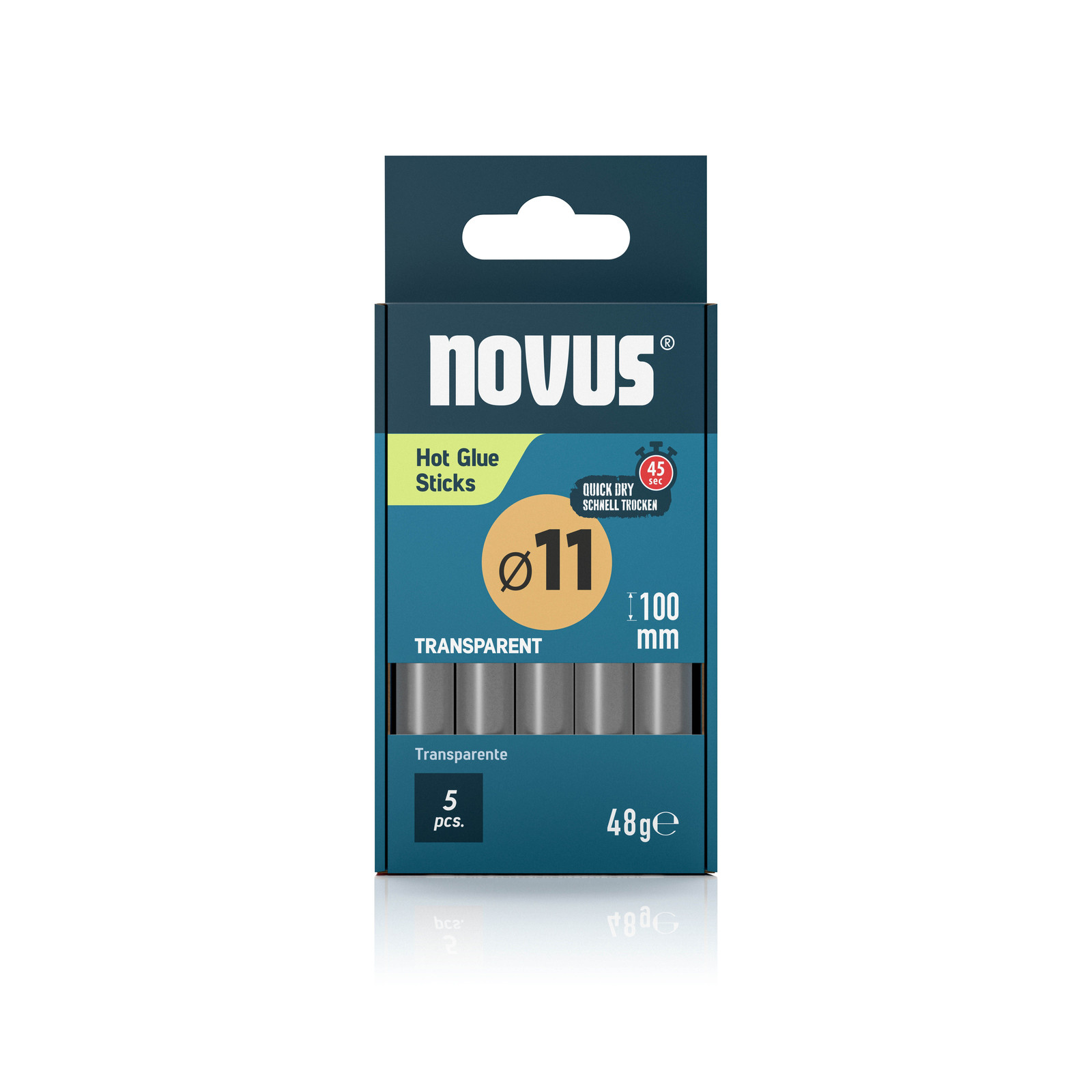 Novus Lijmpatronen K-211 Lijmsticks 11 mm 5 stuks