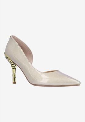 Women's Jeanine Pointy Toe Pump by J. Renee in Taupe (Size 12 M)
