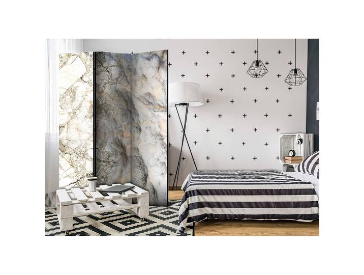Paravent Marble Mystery Fleece Beige 135 x 172 x 3cm 3-teilig