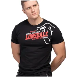 Lonsdale, Herren, Sportshirt, T-Shirt (L), Rot