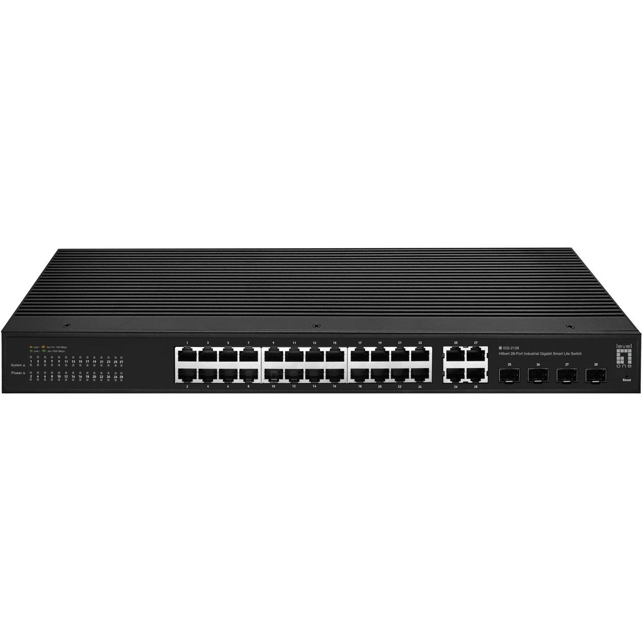 LevelOne Switch 28x GE IGS-2128 4xSFP, 24xRJ45 Ports sw