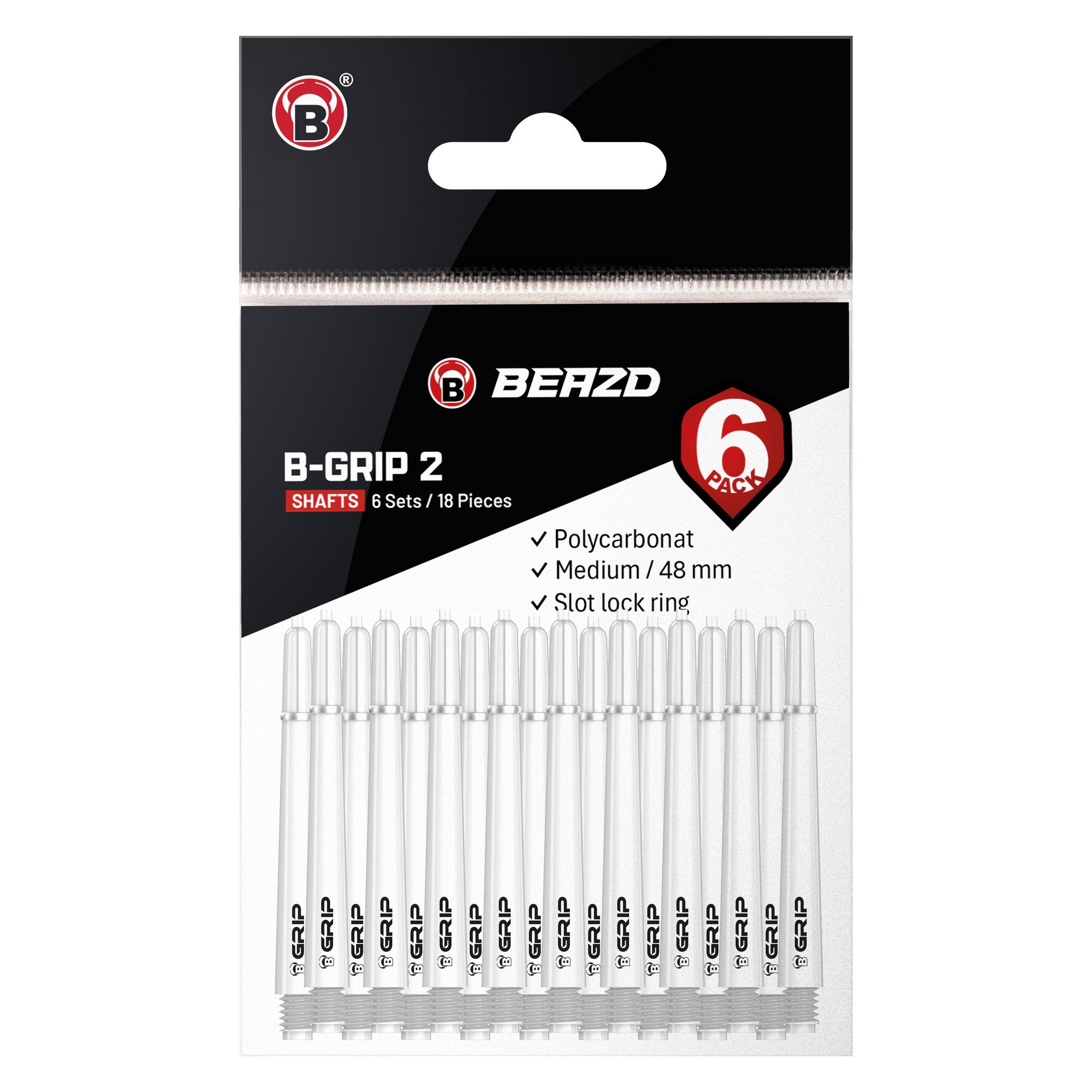 Beazd 6-Pack B-Grip 2 SL Polycarbonat High Performance Dart Schäfte (B56359)