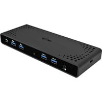 Universal Dual 4K Display Docking Station Power Delivery 85W, Dockingstation schwarz, Anschluss per USB-C