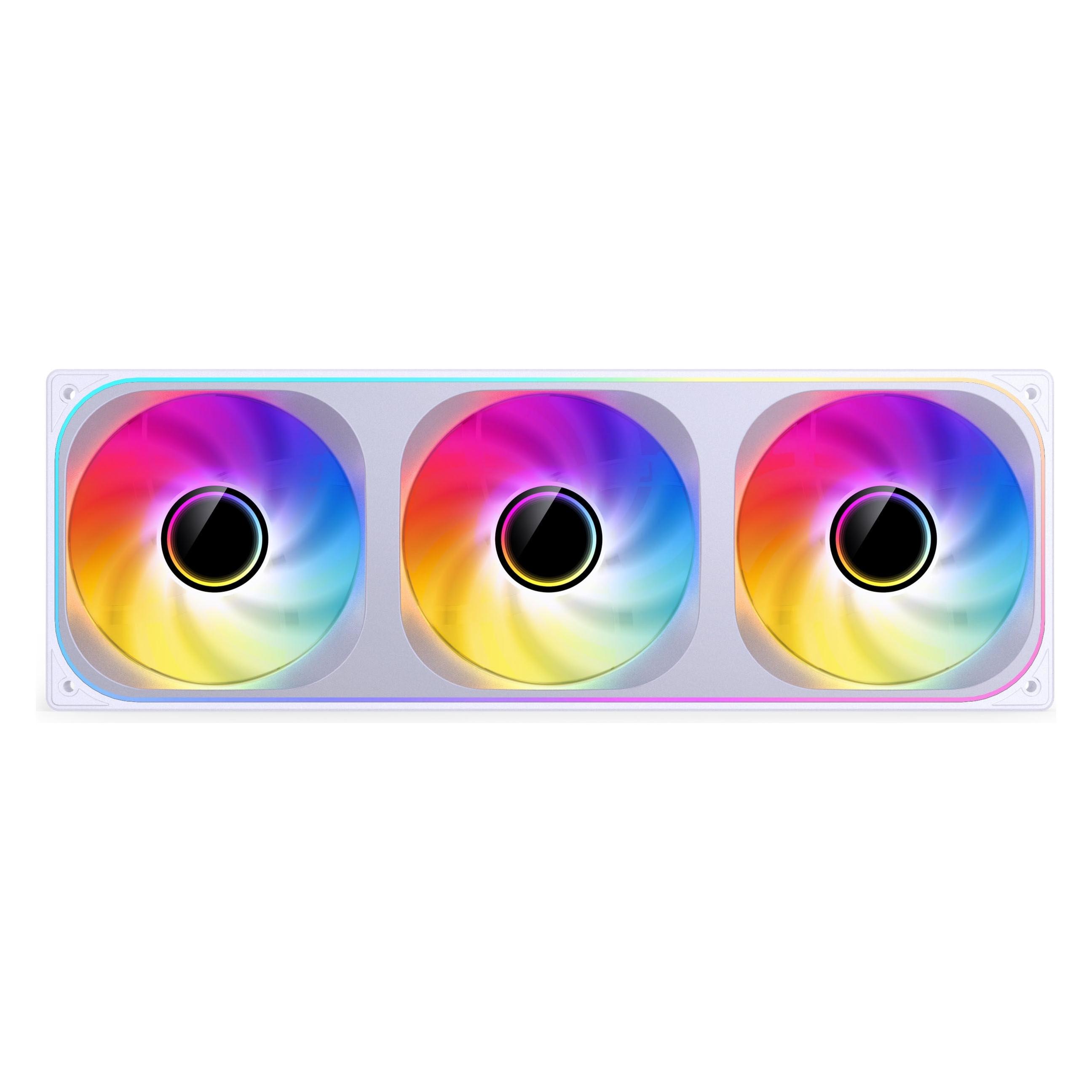 Jonsbo ZB-360 Lüfter, PWM, ARGB - 360mm, weiss (3x) (ZB-360W)
