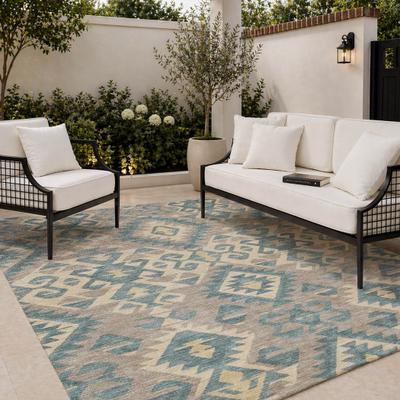 Addison Rugs Machine Washable Indoor/ Outdoor Boho Chamberlain Chantille Rug
