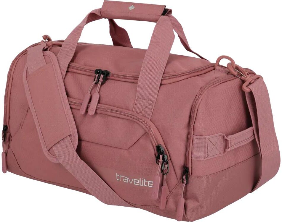 Freizeitrucksack TRAVELITE "KICK OFF, verschiedene Grössen und Farben", rosa (rose), Rucksäcke, Herren, B/H/T: 40cm x 23cm x 25cm, Polyester, unifarben, Freizeitrucksack, Reisegepäck Sporttasche Freizeittasche mit Aufsteckfunktion, B:40cm H:23cm T:25cm ro