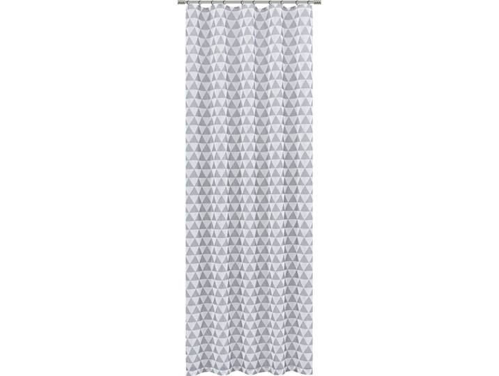 Vorhang Bea weiss/grau Polyester B 135 cm Transparent