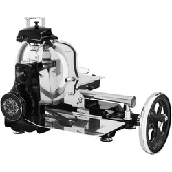Berkel Volano Tribute schwarz Schwungrad-Aufschnittmaschine, Aufschnittmaschine, Schwarz