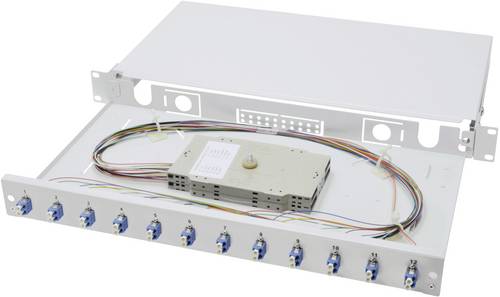Digitus DN-96331/9 LWL-Patchpanel 12 Port LC Bestückt 1 HE