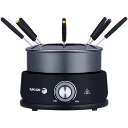 Fagor Fondue-Set – FGFD8 – 1,6 l Fassungsvermögen – Für bis zu 8 Personen, Fondue Set