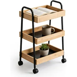 Relaxdays, Servierwagen, Rollwagen