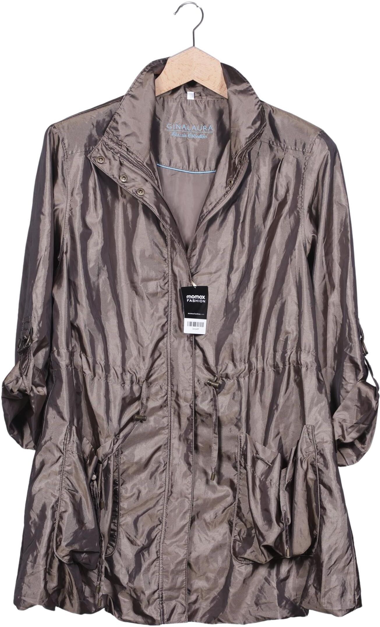Gina Laura Damen Mantel, Grau, Gr. XL, Synthetik - Second Hand