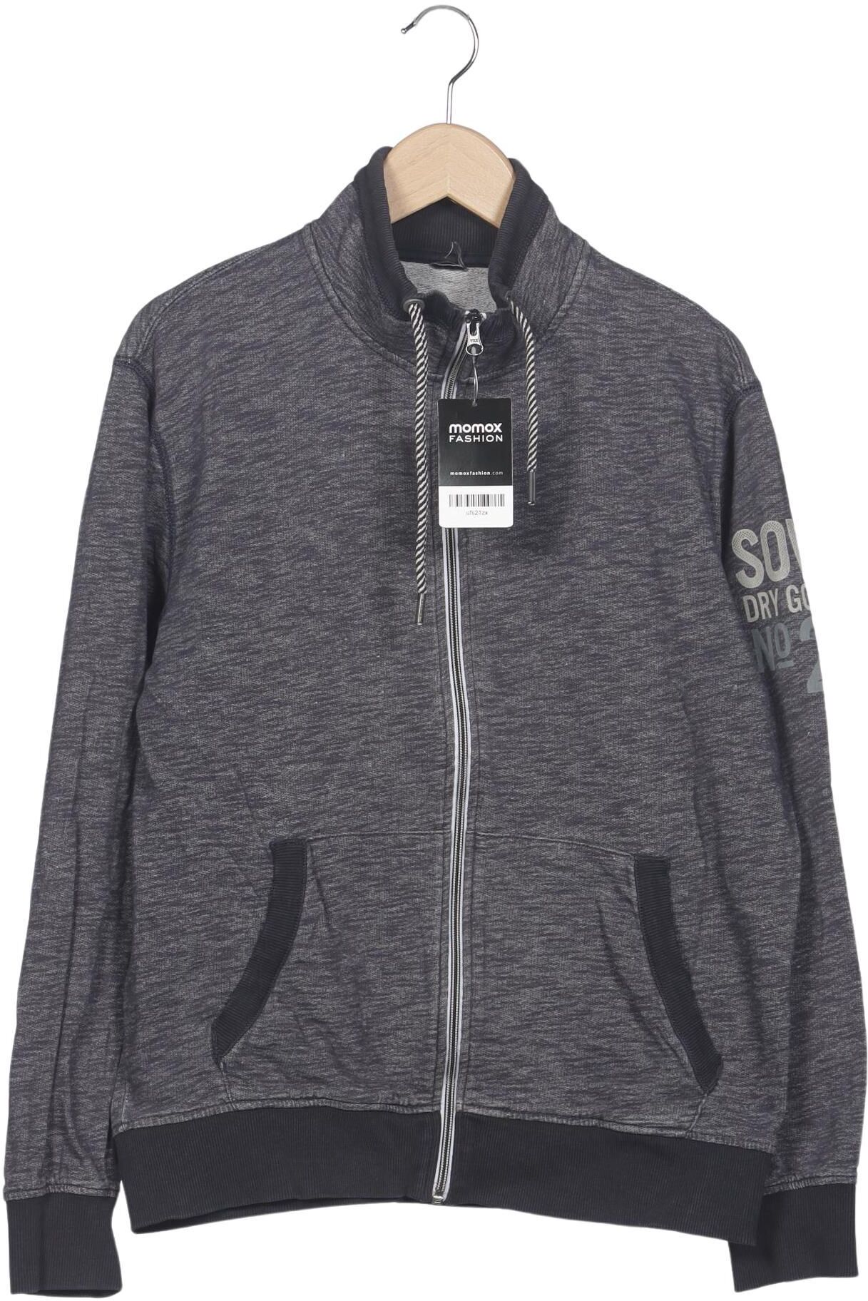S. Oliver Herren Sweater, Grau, Gr. S, Baumwolle / Elasthan - Second Hand