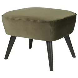 Hocker Sara Samt Grün