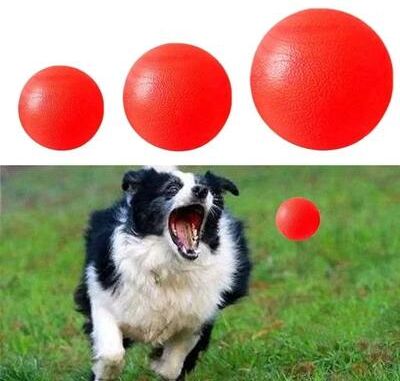 Uplift Essentials Professional Heavy Duty Indestructible Solid Rubber Dog Ball m