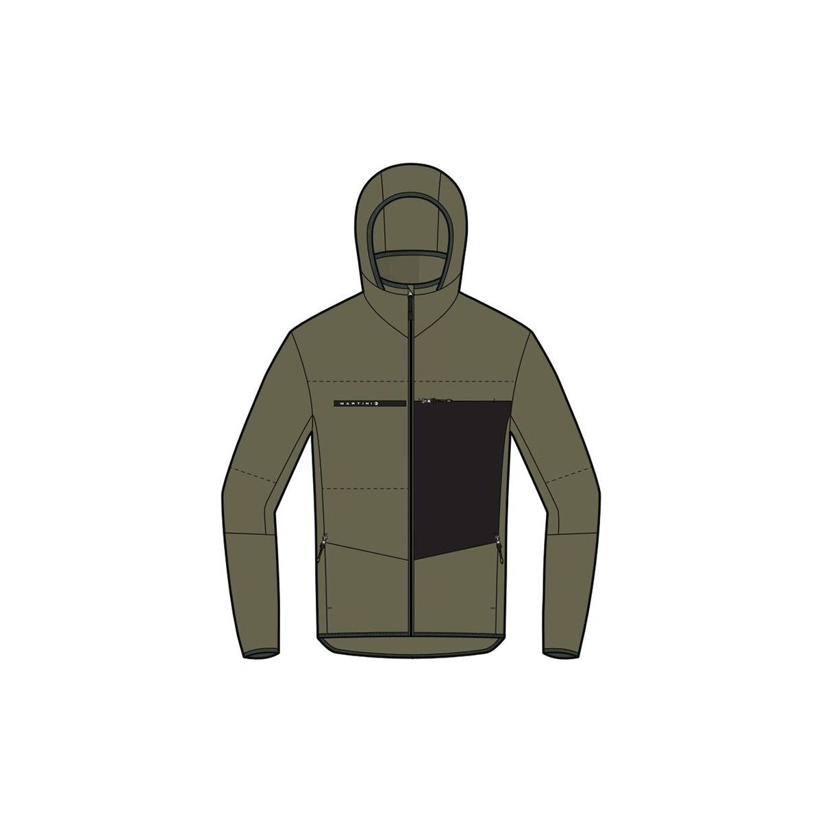 Martini Yalca Hybrid Jacket Primaloftm spanish green/spanish green (490) M JV7MR0466B-490-M