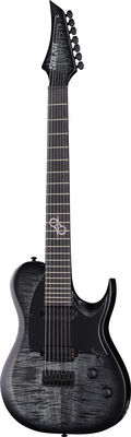 Solar Guitars T2.7FBB-Flame Black Burst Flame Black Burst Matte