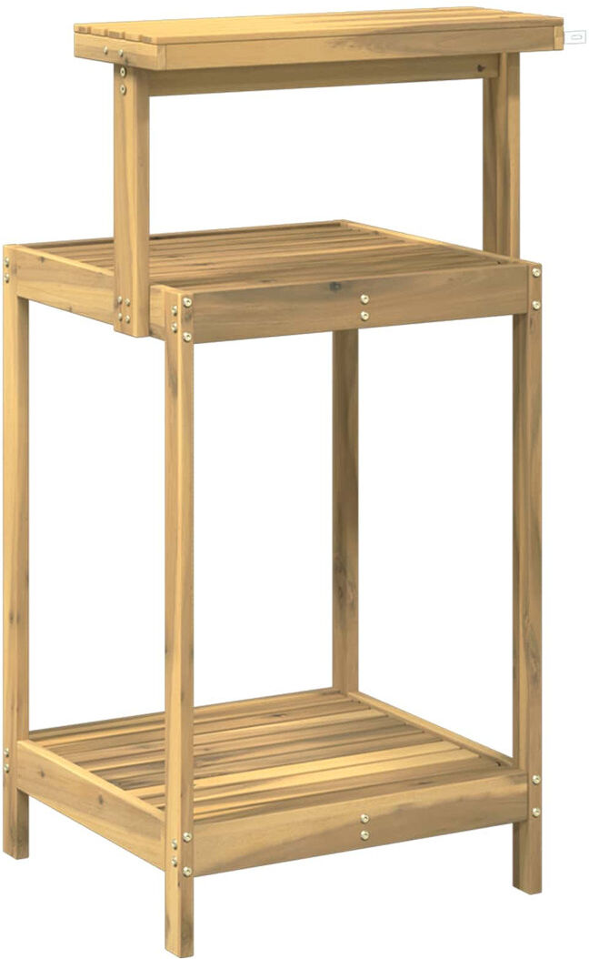 Lark Manor Solid Wood Potting Bench Natural 48.5cm W