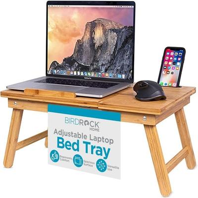 No Adjustable Bamboo Laptop Bed Tray