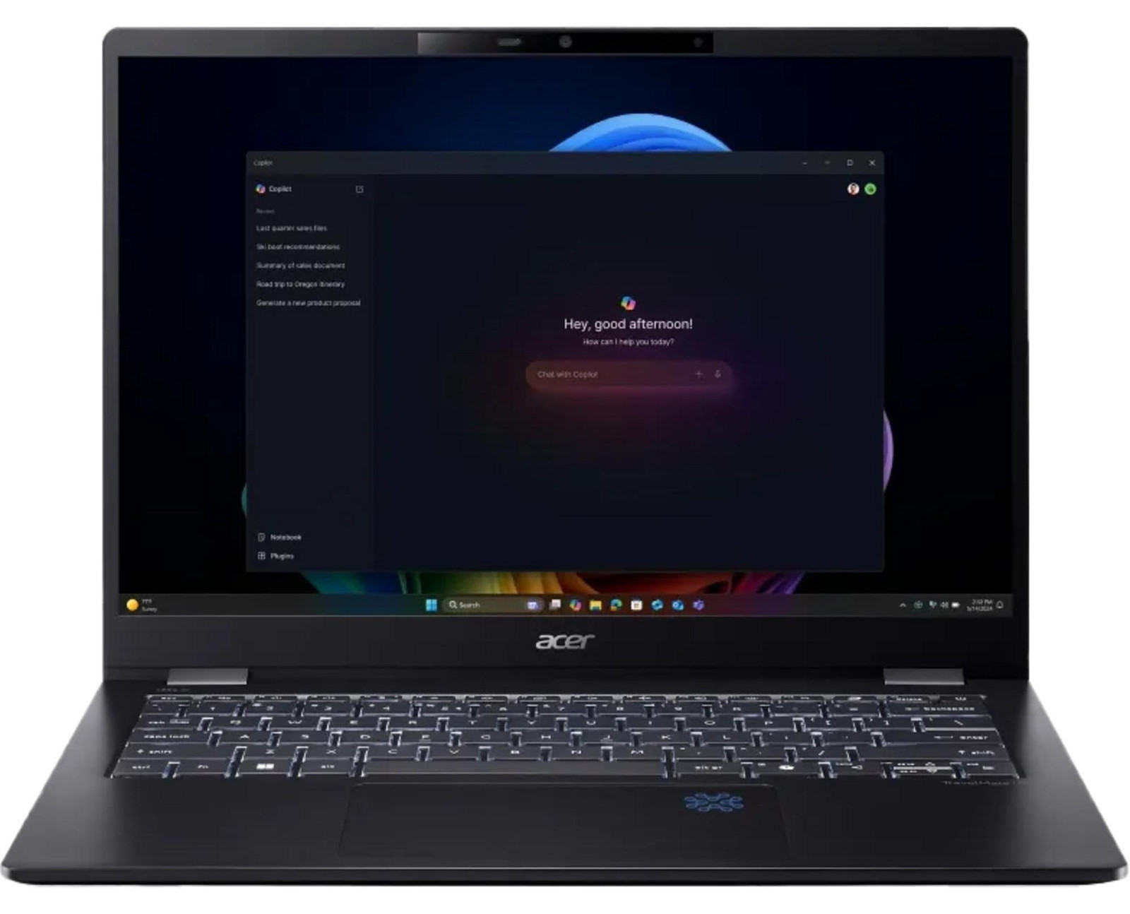 Acer TravelMate P6 14 inch Laptop, 16:10 beeldverhouding, 16GB RAM, 512GB SSD, Windows 11 Pro