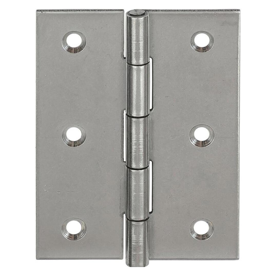 Vormann Scharnier 10502 Höhe 50 mm Breite 39 mm Stärke 1,0 mm Edelstahl gerollt, halbbreit (010502050)