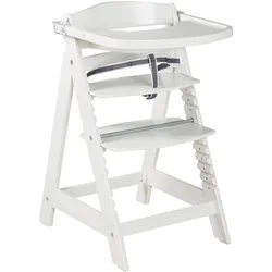 roba Treppenhochstuhl Sit up Click & Fun mit Essbrett, weiss