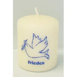 Kopschitz Kerzen Kerze Friedenstaube, christliche Weihnachtskerze, 6 x 5 cm
