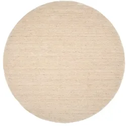 Teppich Amelia Ø 150 cm Schurwolle Grau