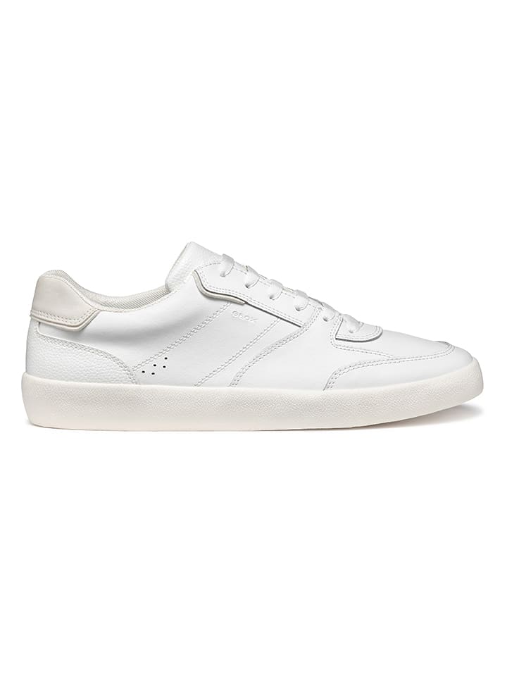 Geox Leder-Sneakers "U Affile" in Weiß - 43