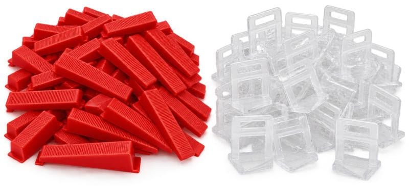Tegeluitlijnsysteem - 200 stuks - Rood