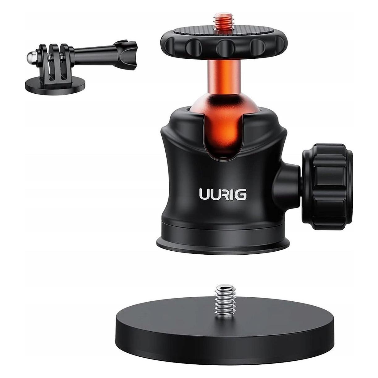 Ulanzi UUrig Uchwyt Przyssawka Magnetyczna Głowica Do Kamery Aparatu Na 1/4" Gopro Uurig / Bh-07 (UURIG)