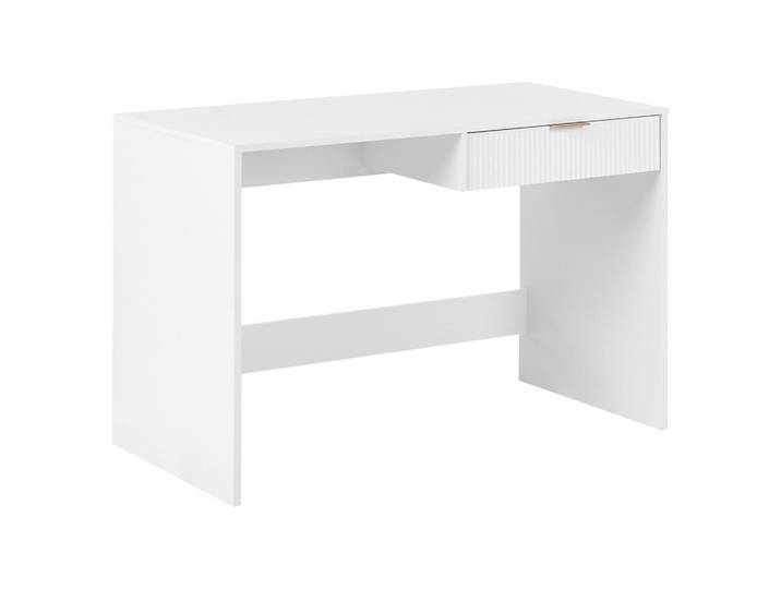 Beliani Schreibtisch Weiß 120/60 cm Lutetia, Rechteckig, 120x78x60 cm, Büromöbel, Schreibtische, Schreibtische