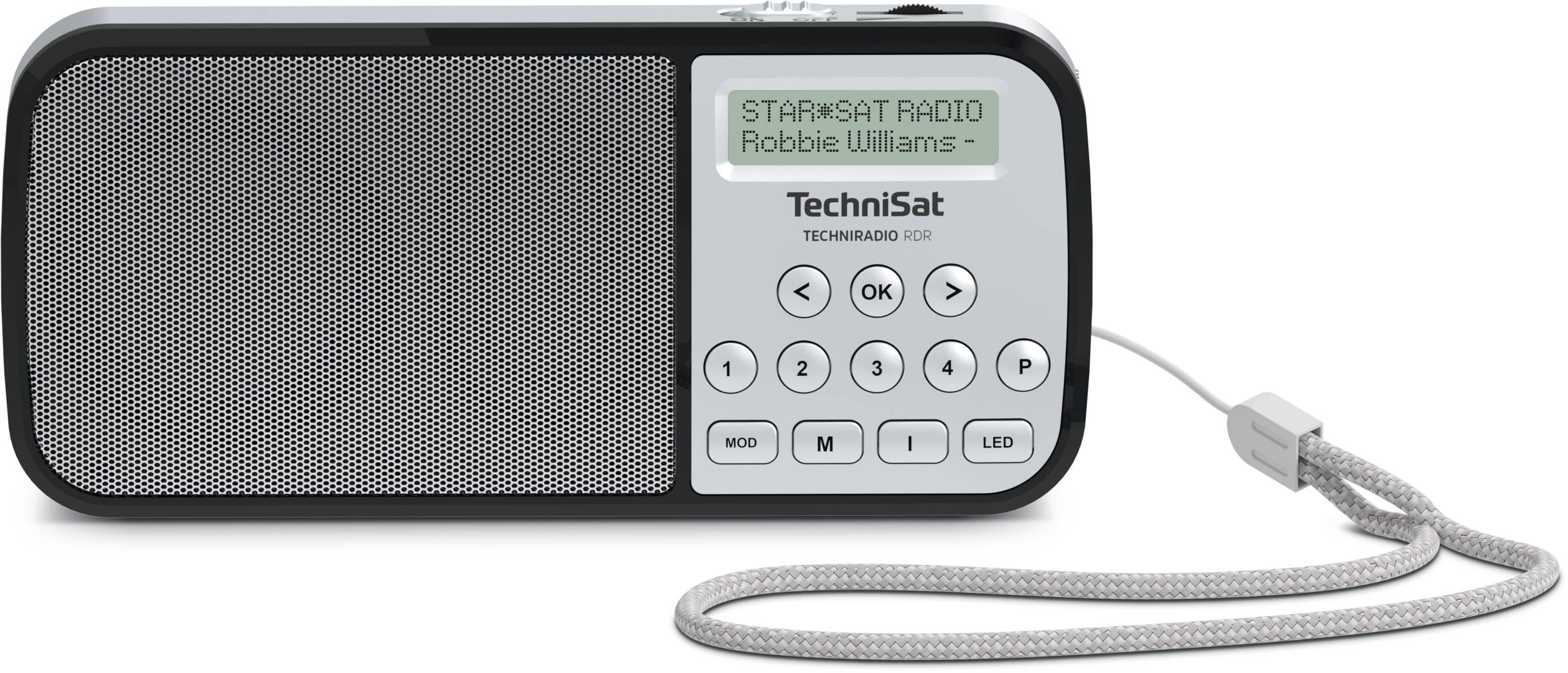 TechniSat DAB+, FM Radio Tragbar TechniRadio RDR (Silber) 0002/3922