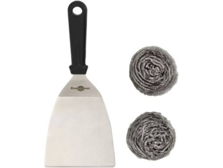 Krampouz - Ustensile Plancha Spatule/2 Boules Inox Akn1