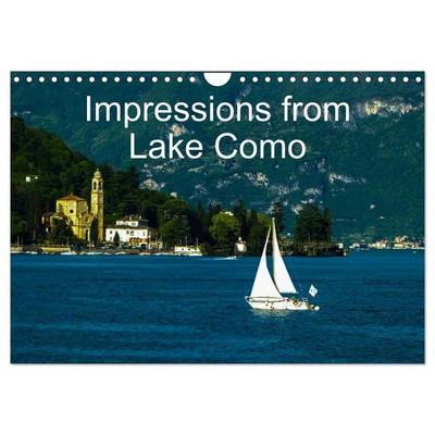 Impressions from Lake Como / UK-Version (Wall Calendar 2026 DIN A4 landscape), CALVENDO 12 Month Wall Calendar