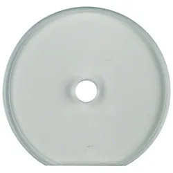 Hager WTD7171GT2 Serie Glas, Endplatte f. Drehschalter/-taster, f. Knebel, für Hohlwandmontage