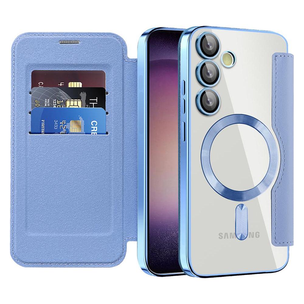 Techsuit - SmartMag Book Case - Samsung Galaxy S23 - Light Blue (Samsung Galaxy S23) (59433330)
