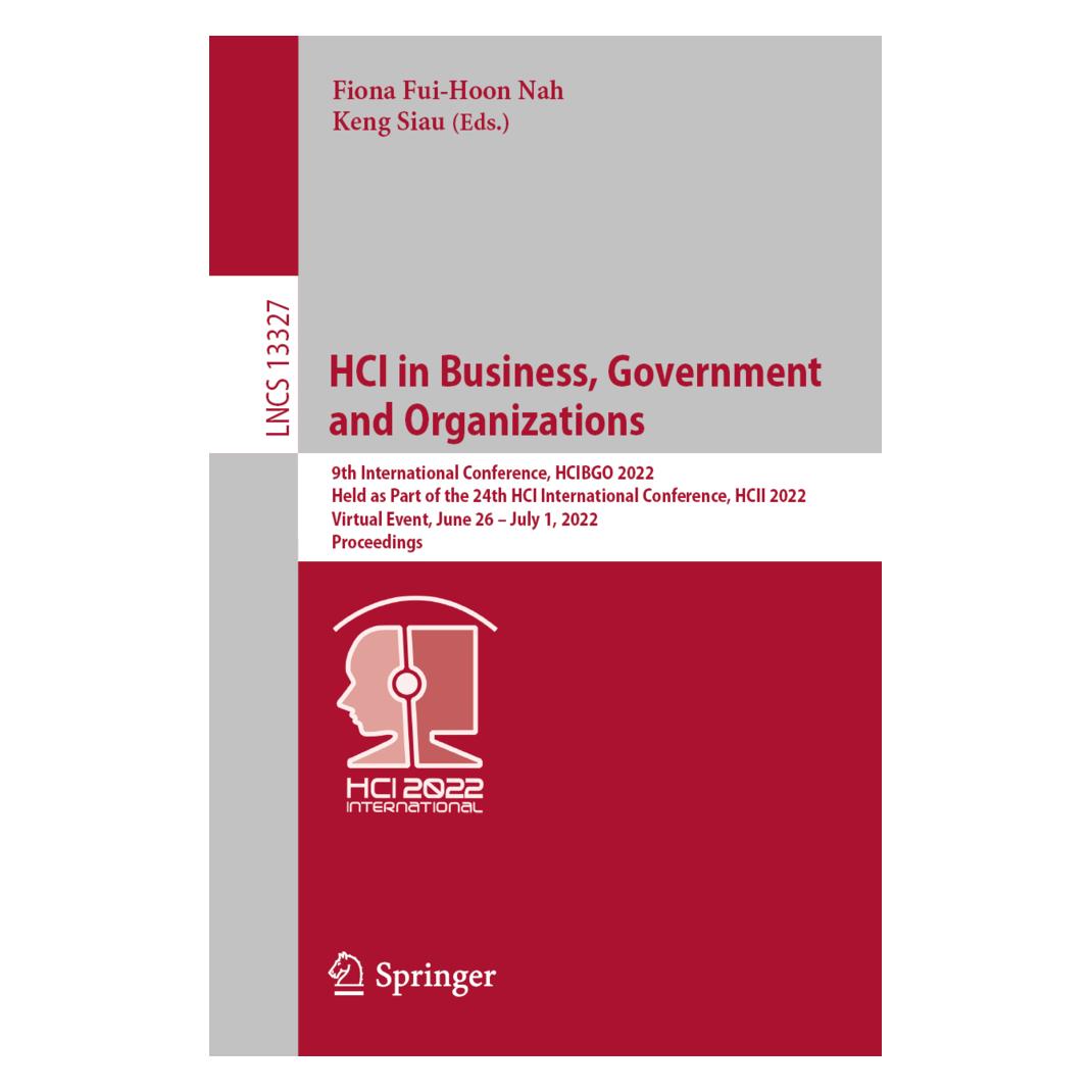 Springer HCI in Business, Government and Organizations (Englisch, Softcover, Fiona Fui-Hoon Nah, Fiona Siau, Keng Siau) (56839679)