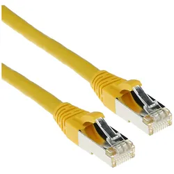 ACT Yellow 20 meter LSZH SFTP CAT6A patch cable snagless with RJ45 connectors (S/FTP, CAT6a, 20 m), Netzwerkkabel
