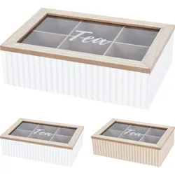 Teedose (BHT 24x7x16 cm) - BHT 24x7x16 cm