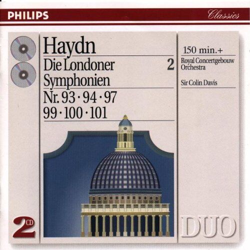 Colin Davis - Duo - Haydn (Die Londoner Sinfonien Vol. 2) - Preis vom 30.09.2026 09:01:18 h