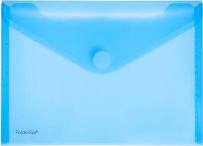 FolderSys Dokumententasche, DIN A5 quer, Klettverschluss, PP, blau