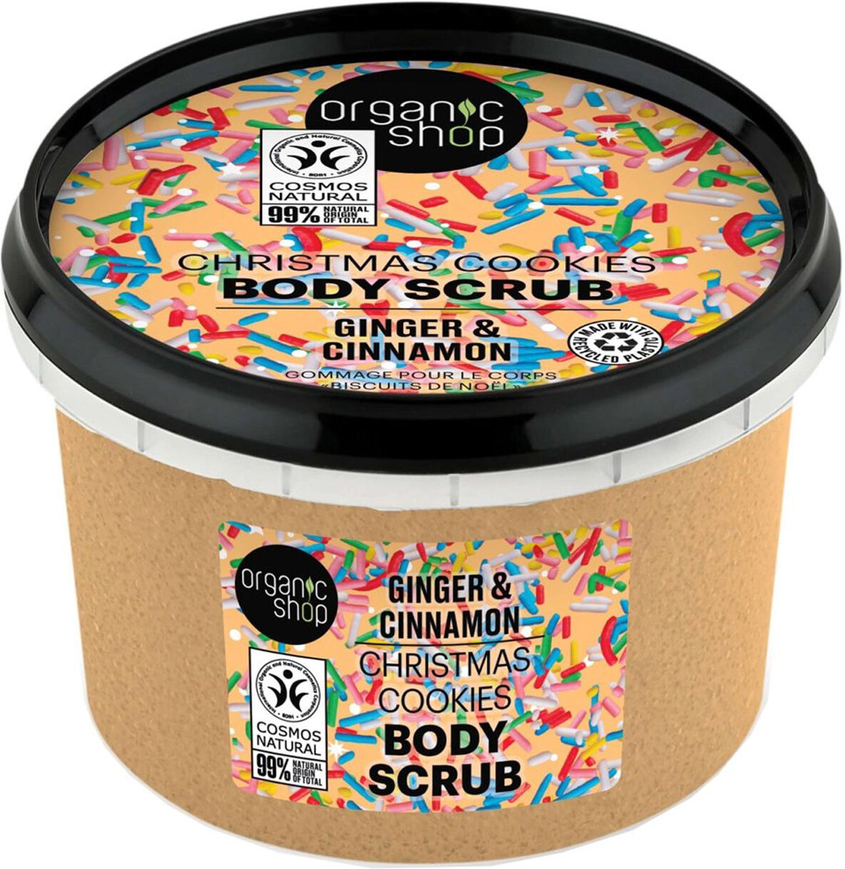 ORGANIC SHOP Ginger & Cinnamon Christmas Cookies Body Scrub 250ml