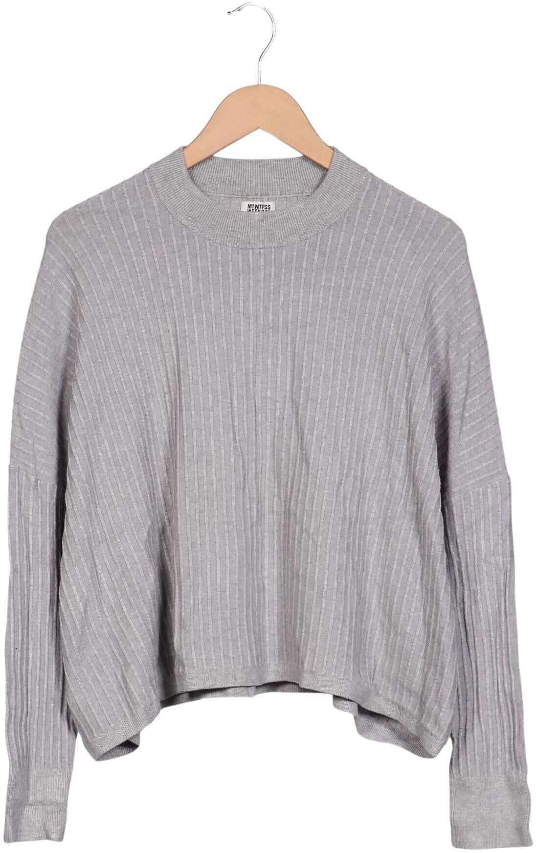 Weekday Damen Pullover, Grau, Gr. S, Synthetik / Elasthan / Viskose - Second Hand