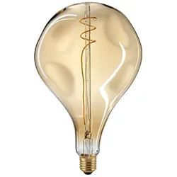 Designhighlight LED-Lampe E27 GIANT DROP TITAN 26x26cm dimmbar Goldlook Sigor