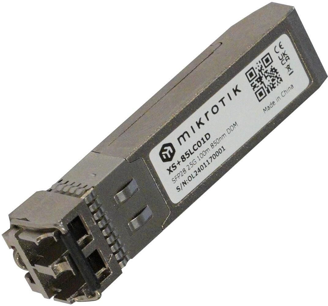MikroTik XS+85LC01D SFP28 25G Multi-Mode Transceiver 850nm LC 100m