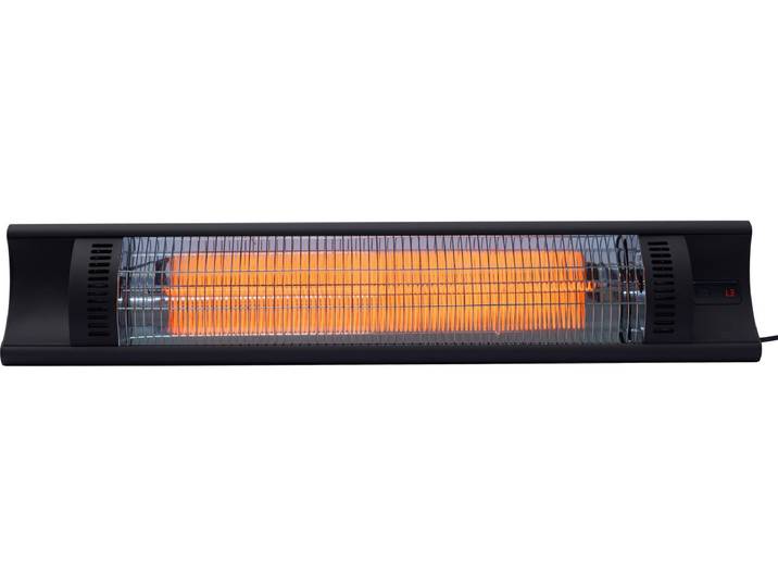 Chauffage électrique radiant en fibre de carbone Bola - 2000W - Noir