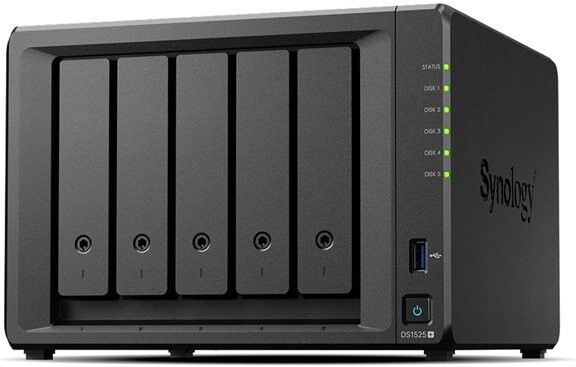Synology DiskStation DS1525+ 5-Bay Diskless NAS Server (8GB RAM)