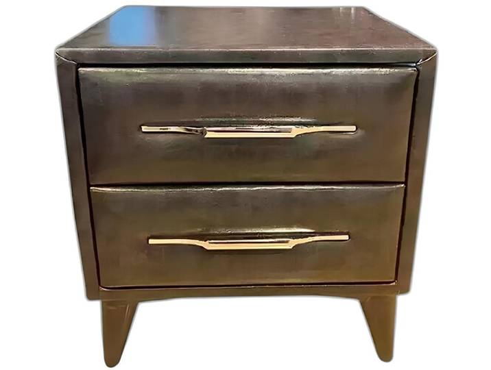 Xlmoebel Nachttisch Eleganter Nachtschrank aus Holz für stilvolle Wohnräume (1-St., Nachttisch), Hergestellt in Europa